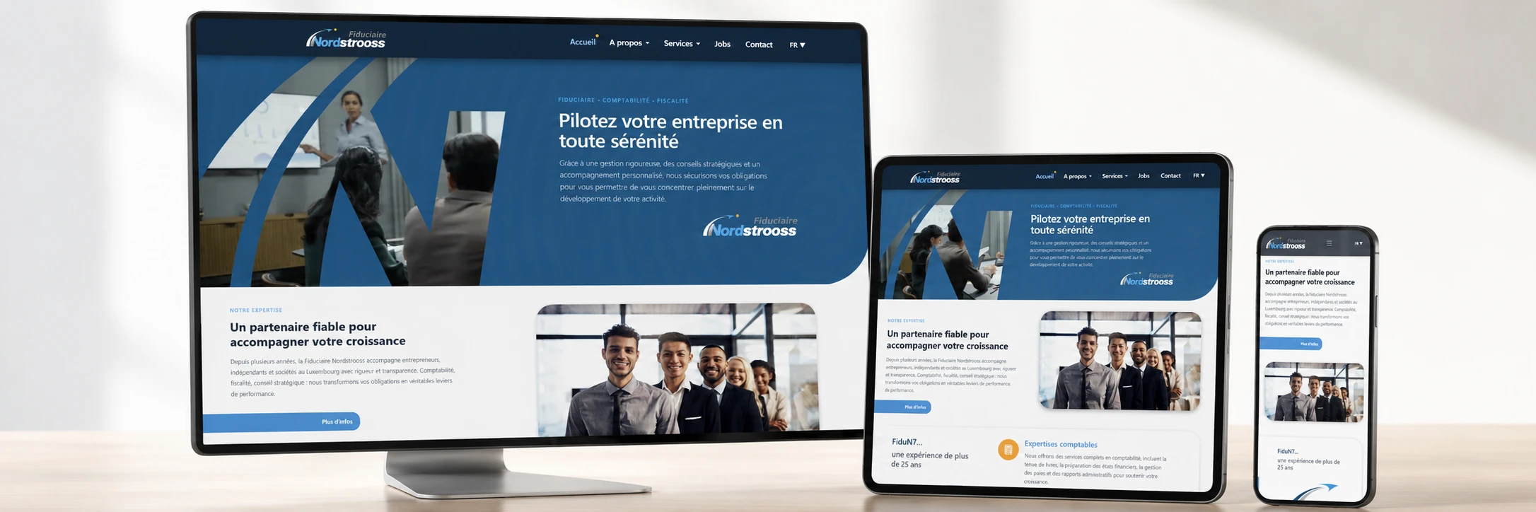 Exemple responsive site Ineako